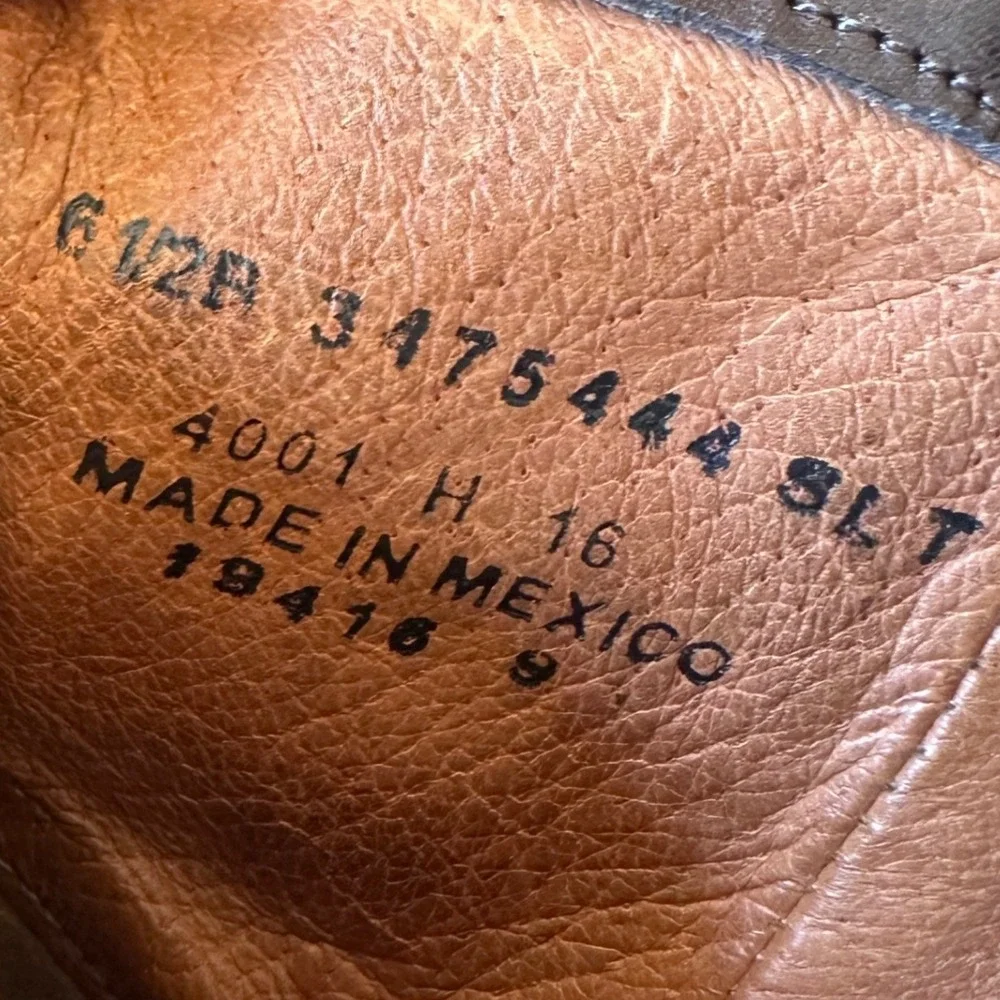 Frye Melissa Seam Short Ankle Boots 6.5 Brown Leather Side Zip Flat 3475444